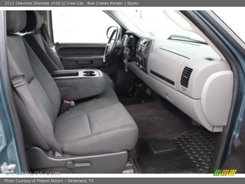 Blue Granite Metallic / Ebony 2013 Chevrolet Silverado 1500 LS Crew Cab