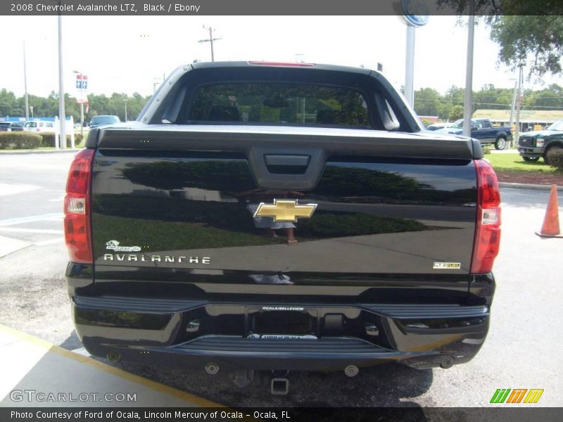 Black / Ebony 2008 Chevrolet Avalanche LTZ