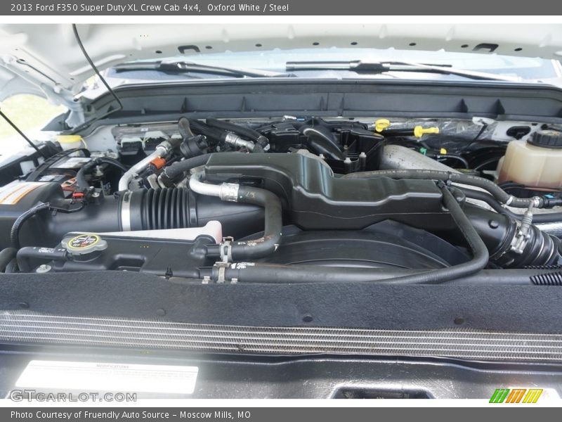 Oxford White / Steel 2013 Ford F350 Super Duty XL Crew Cab 4x4
