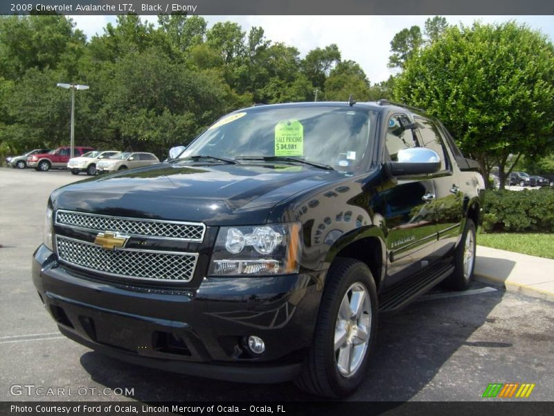 Black / Ebony 2008 Chevrolet Avalanche LTZ