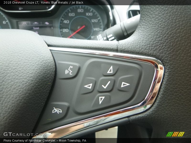 Kinetic Blue Metallic / Jet Black 2018 Chevrolet Cruze LT