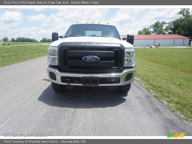 Oxford White / Steel 2013 Ford F350 Super Duty XL Crew Cab 4x4