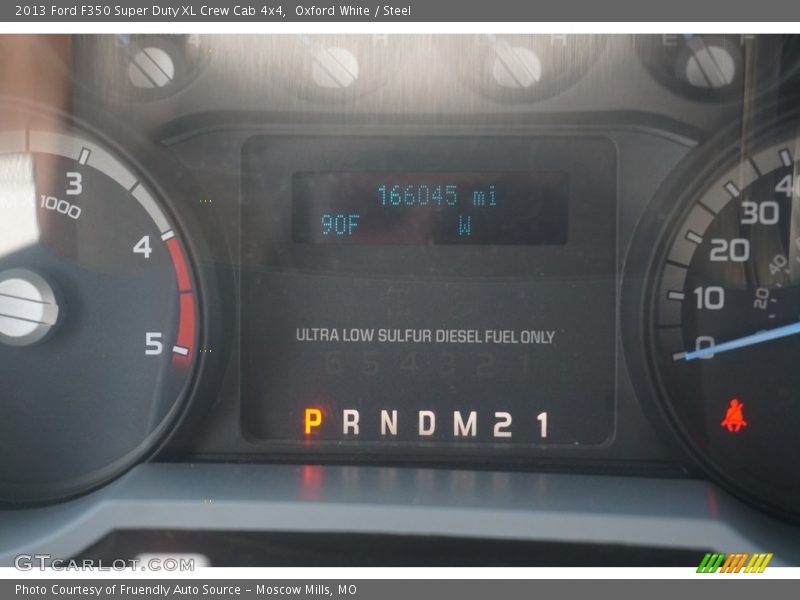 Oxford White / Steel 2013 Ford F350 Super Duty XL Crew Cab 4x4