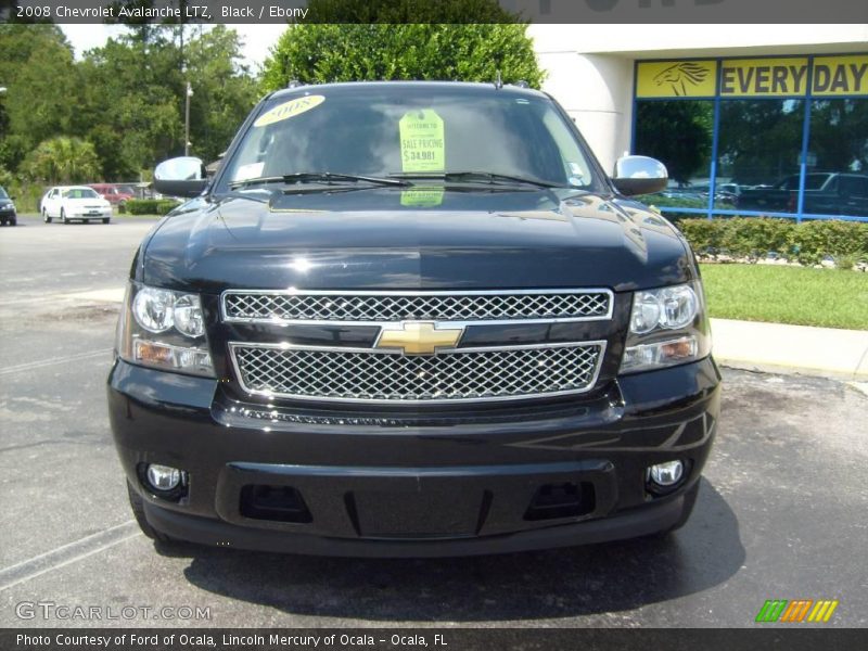 Black / Ebony 2008 Chevrolet Avalanche LTZ