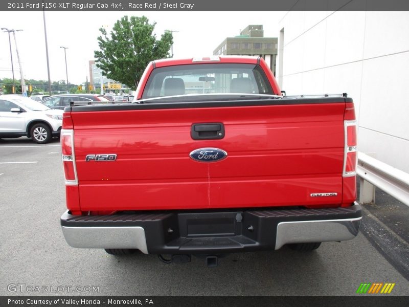 Race Red / Steel Gray 2011 Ford F150 XLT Regular Cab 4x4