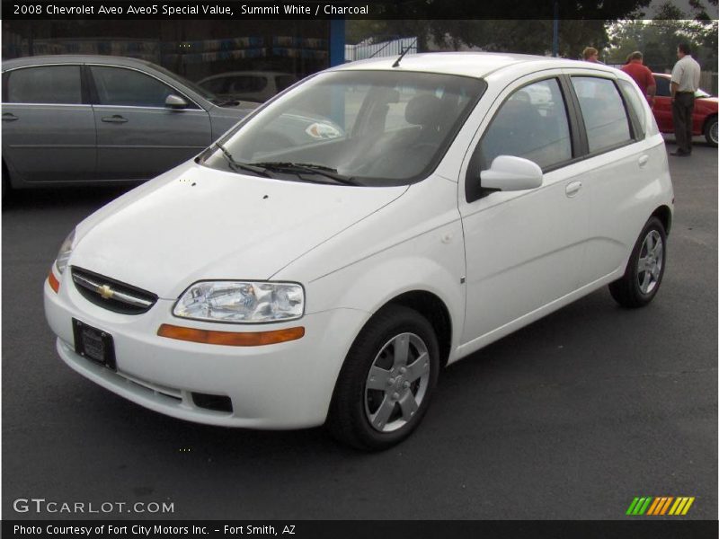 Summit White / Charcoal 2008 Chevrolet Aveo Aveo5 Special Value