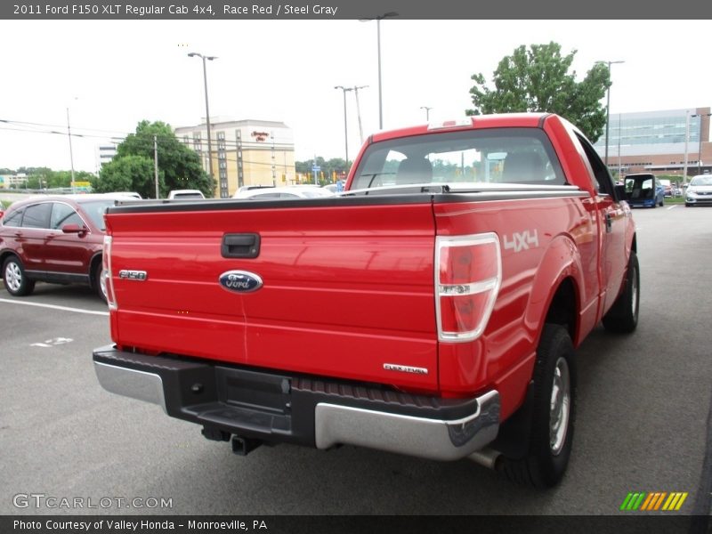 Race Red / Steel Gray 2011 Ford F150 XLT Regular Cab 4x4