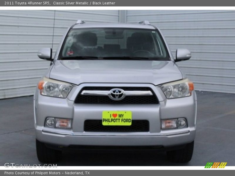 Classic Silver Metallic / Black Leather 2011 Toyota 4Runner SR5
