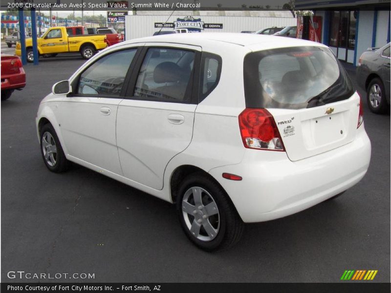 Summit White / Charcoal 2008 Chevrolet Aveo Aveo5 Special Value