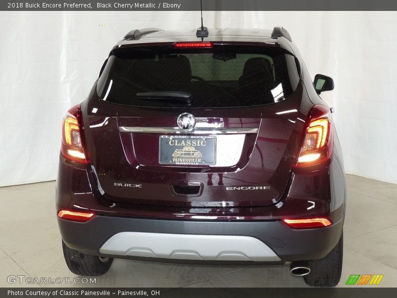 Black Cherry Metallic / Ebony 2018 Buick Encore Preferred