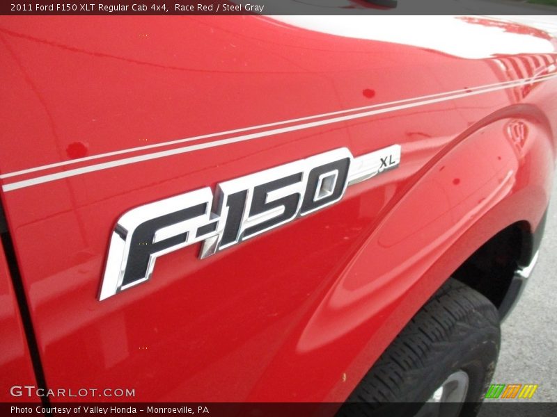 Race Red / Steel Gray 2011 Ford F150 XLT Regular Cab 4x4