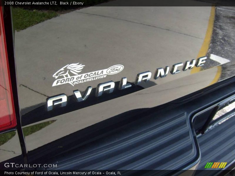 Black / Ebony 2008 Chevrolet Avalanche LTZ