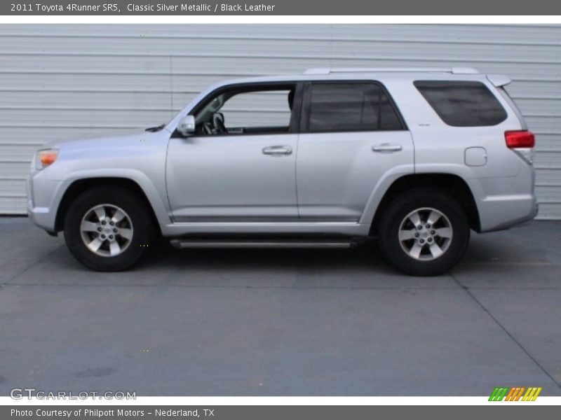 Classic Silver Metallic / Black Leather 2011 Toyota 4Runner SR5
