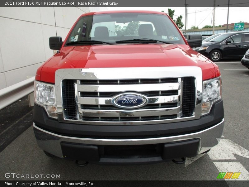 Race Red / Steel Gray 2011 Ford F150 XLT Regular Cab 4x4