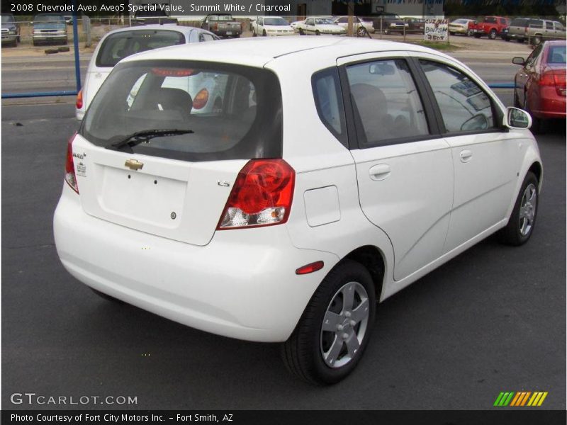 Summit White / Charcoal 2008 Chevrolet Aveo Aveo5 Special Value