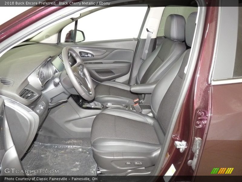 Black Cherry Metallic / Ebony 2018 Buick Encore Preferred