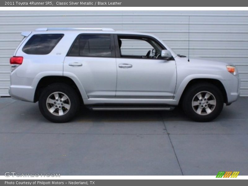 Classic Silver Metallic / Black Leather 2011 Toyota 4Runner SR5