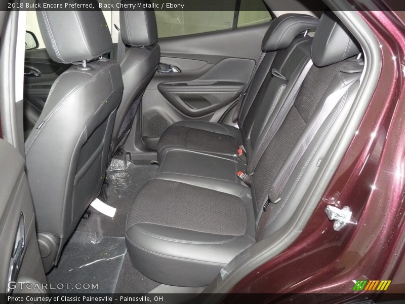 Black Cherry Metallic / Ebony 2018 Buick Encore Preferred