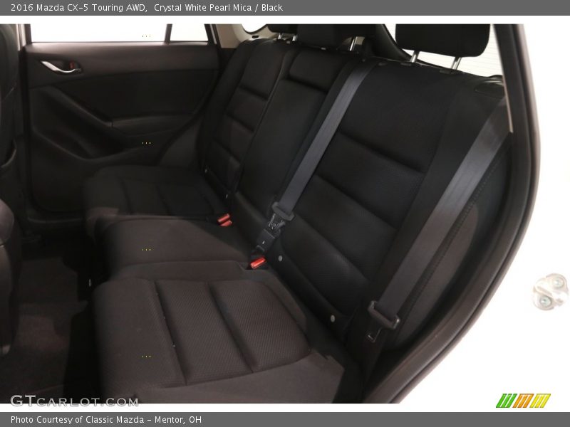Crystal White Pearl Mica / Black 2016 Mazda CX-5 Touring AWD