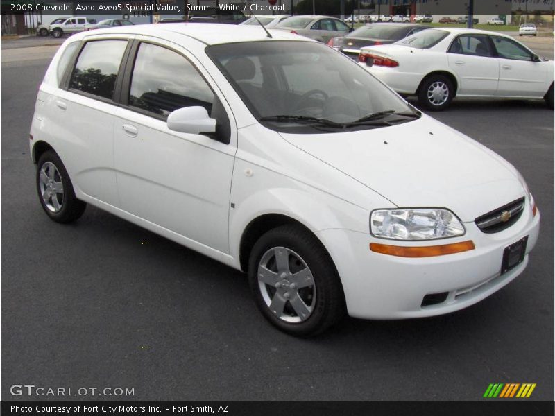 Summit White / Charcoal 2008 Chevrolet Aveo Aveo5 Special Value