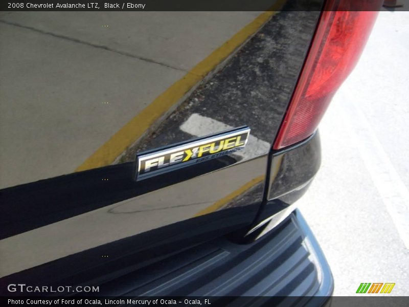 Black / Ebony 2008 Chevrolet Avalanche LTZ