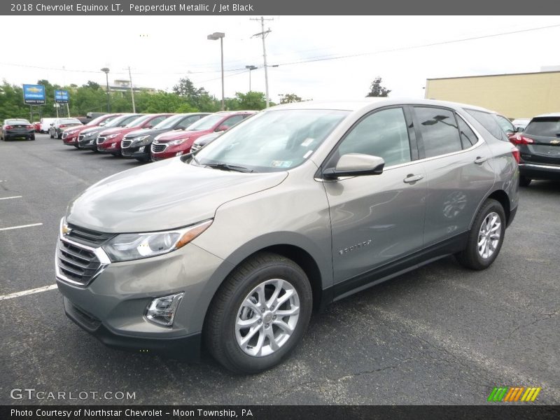 Pepperdust Metallic / Jet Black 2018 Chevrolet Equinox LT