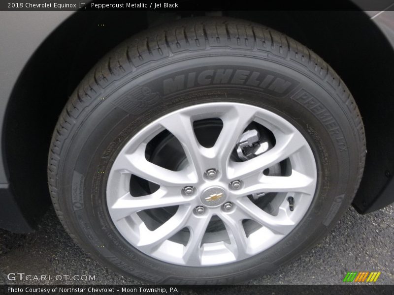 Pepperdust Metallic / Jet Black 2018 Chevrolet Equinox LT