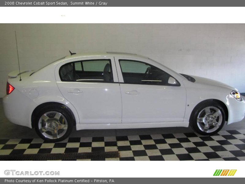 Summit White / Gray 2008 Chevrolet Cobalt Sport Sedan