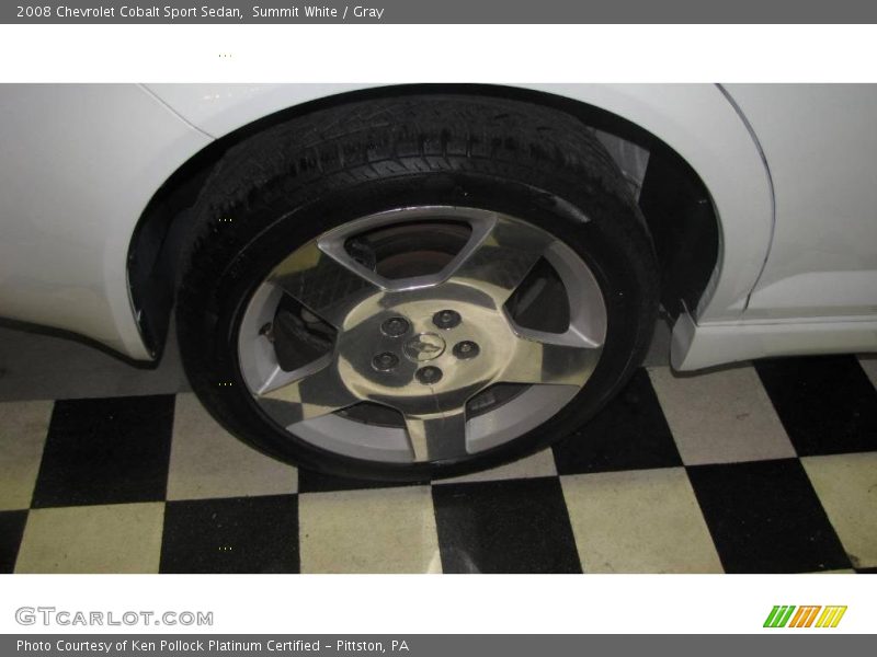 Summit White / Gray 2008 Chevrolet Cobalt Sport Sedan