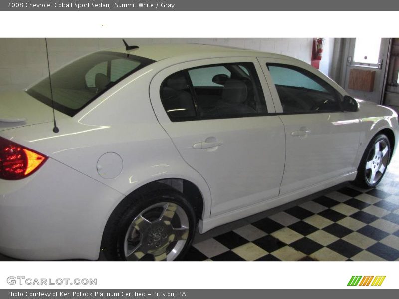 Summit White / Gray 2008 Chevrolet Cobalt Sport Sedan