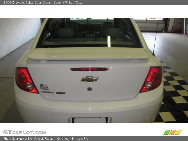 Summit White / Gray 2008 Chevrolet Cobalt Sport Sedan