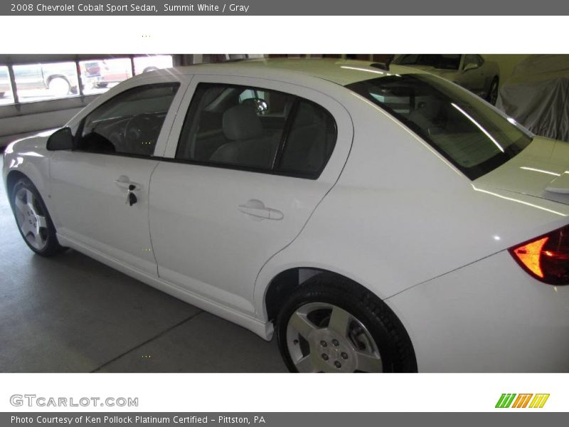 Summit White / Gray 2008 Chevrolet Cobalt Sport Sedan