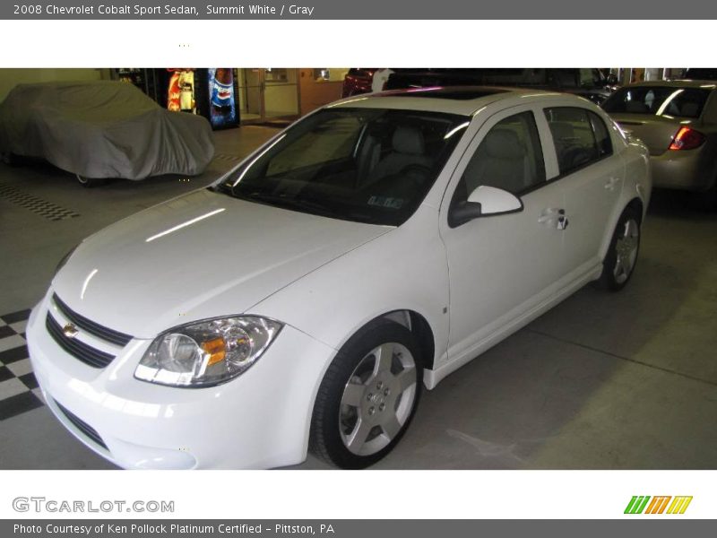Summit White / Gray 2008 Chevrolet Cobalt Sport Sedan