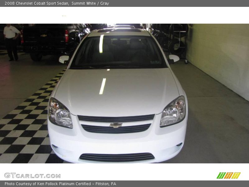Summit White / Gray 2008 Chevrolet Cobalt Sport Sedan