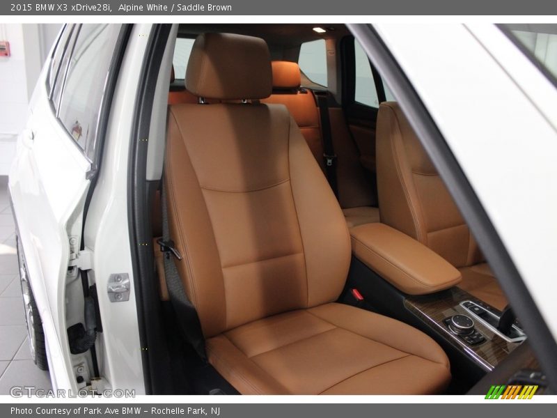 Alpine White / Saddle Brown 2015 BMW X3 xDrive28i