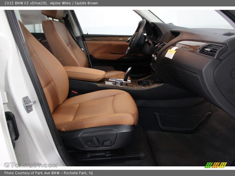 Alpine White / Saddle Brown 2015 BMW X3 xDrive28i