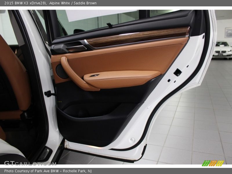 Alpine White / Saddle Brown 2015 BMW X3 xDrive28i