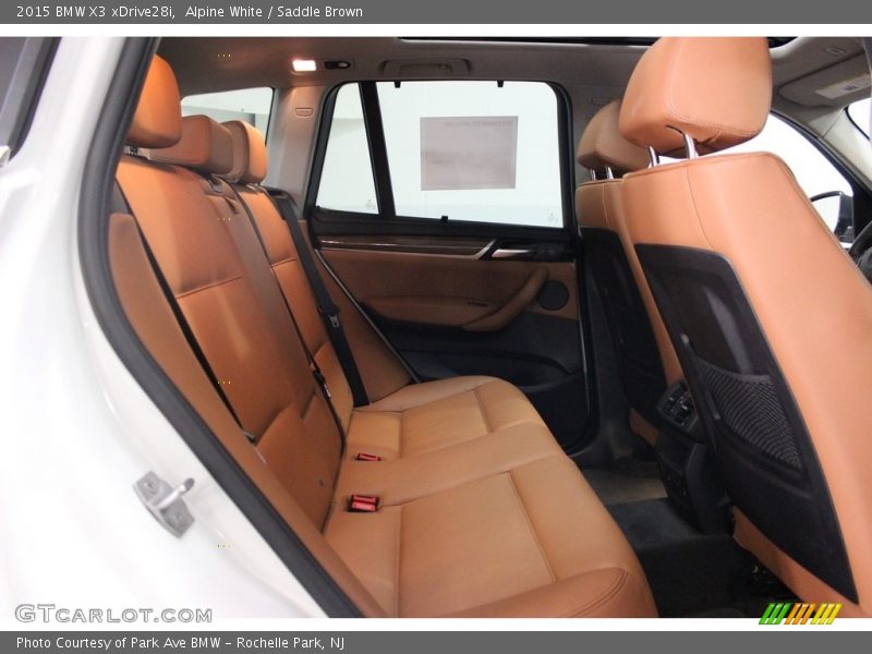Alpine White / Saddle Brown 2015 BMW X3 xDrive28i