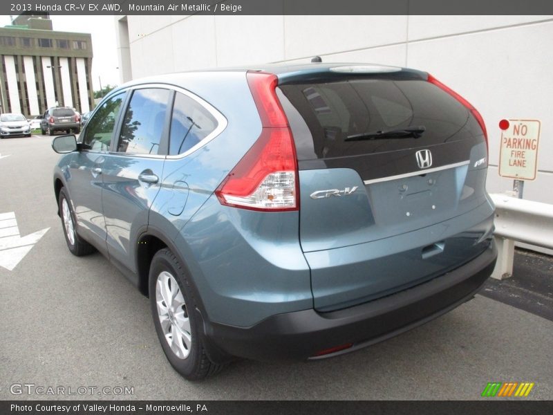 Mountain Air Metallic / Beige 2013 Honda CR-V EX AWD