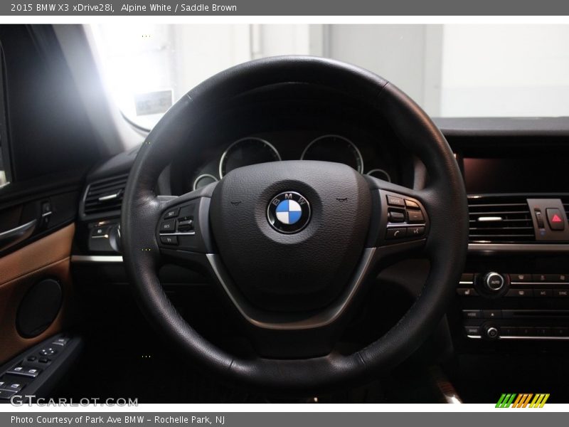 Alpine White / Saddle Brown 2015 BMW X3 xDrive28i