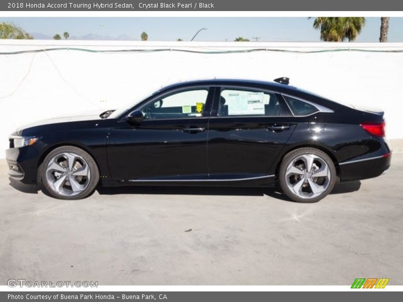 Crystal Black Pearl / Black 2018 Honda Accord Touring Hybrid Sedan