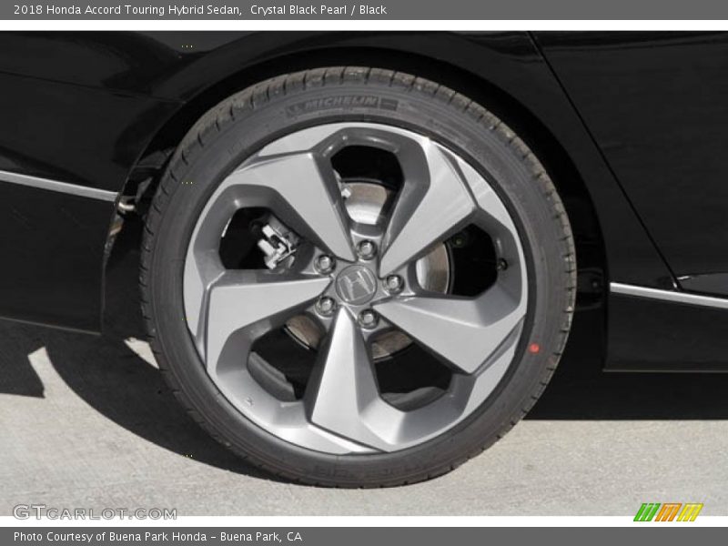 Crystal Black Pearl / Black 2018 Honda Accord Touring Hybrid Sedan