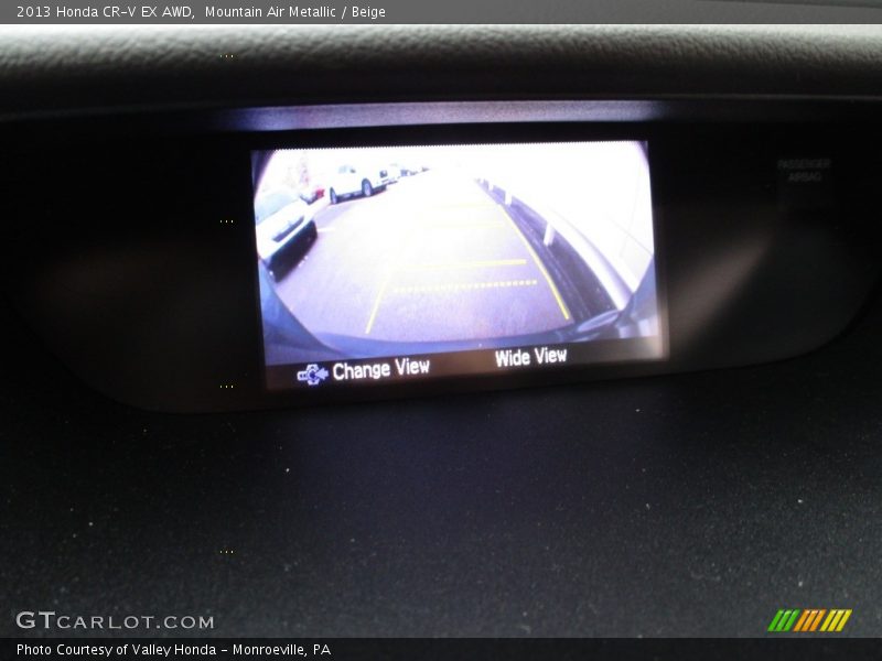 Mountain Air Metallic / Beige 2013 Honda CR-V EX AWD
