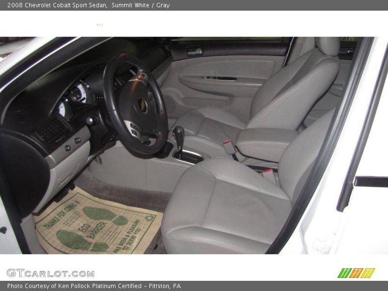Summit White / Gray 2008 Chevrolet Cobalt Sport Sedan