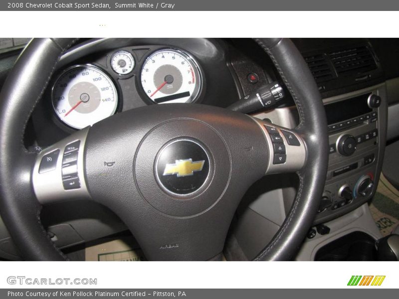Summit White / Gray 2008 Chevrolet Cobalt Sport Sedan