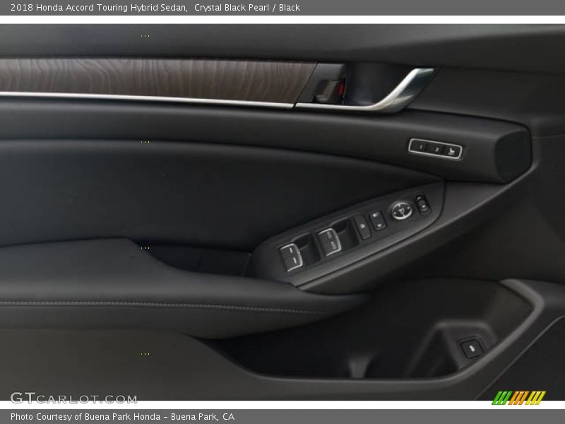 Crystal Black Pearl / Black 2018 Honda Accord Touring Hybrid Sedan