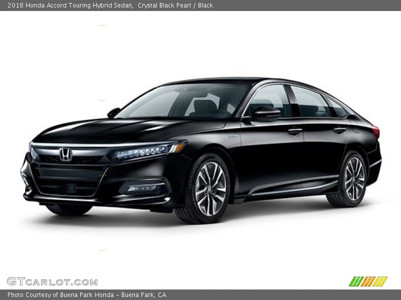 Crystal Black Pearl / Black 2018 Honda Accord Touring Hybrid Sedan