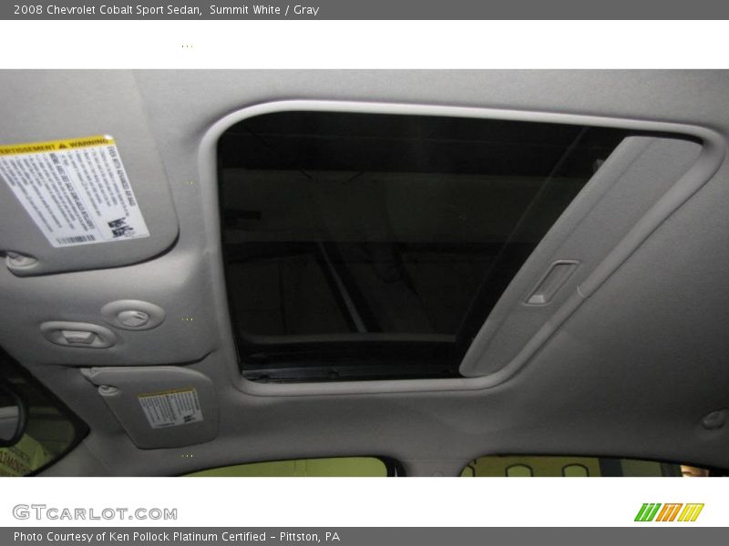 Summit White / Gray 2008 Chevrolet Cobalt Sport Sedan