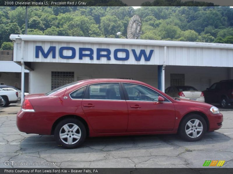 Precision Red / Gray 2008 Chevrolet Impala LS