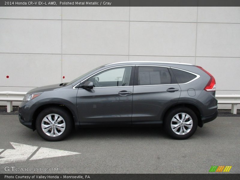 Polished Metal Metallic / Gray 2014 Honda CR-V EX-L AWD